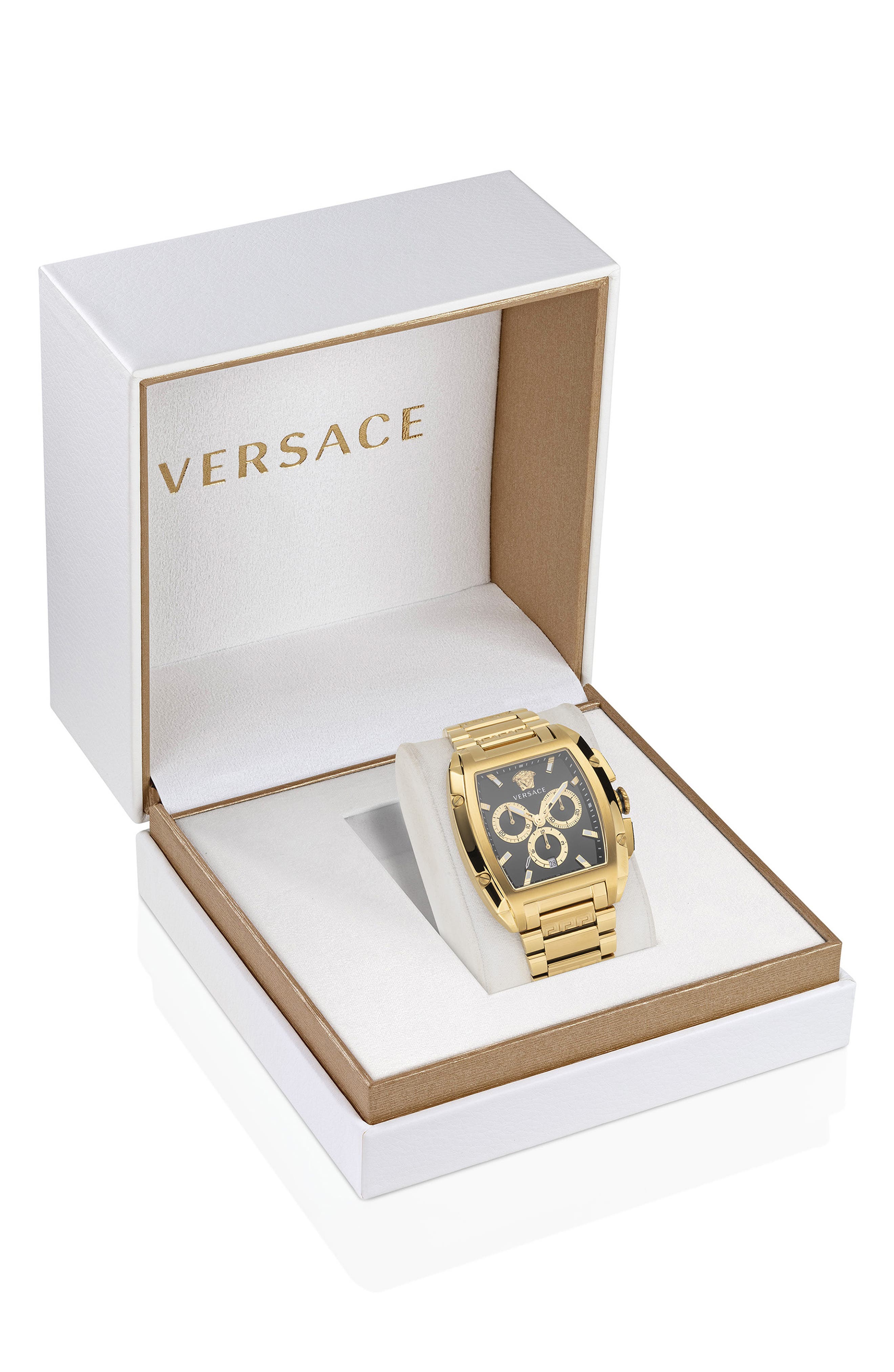 Versace Dominus Chronograph Bracelet Watch, 42mm (Men) | Nordstrom