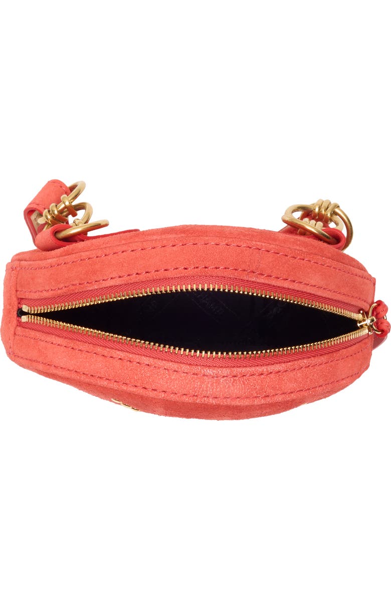 Longchamp Round Belt Bag, Alternate, color, Coral