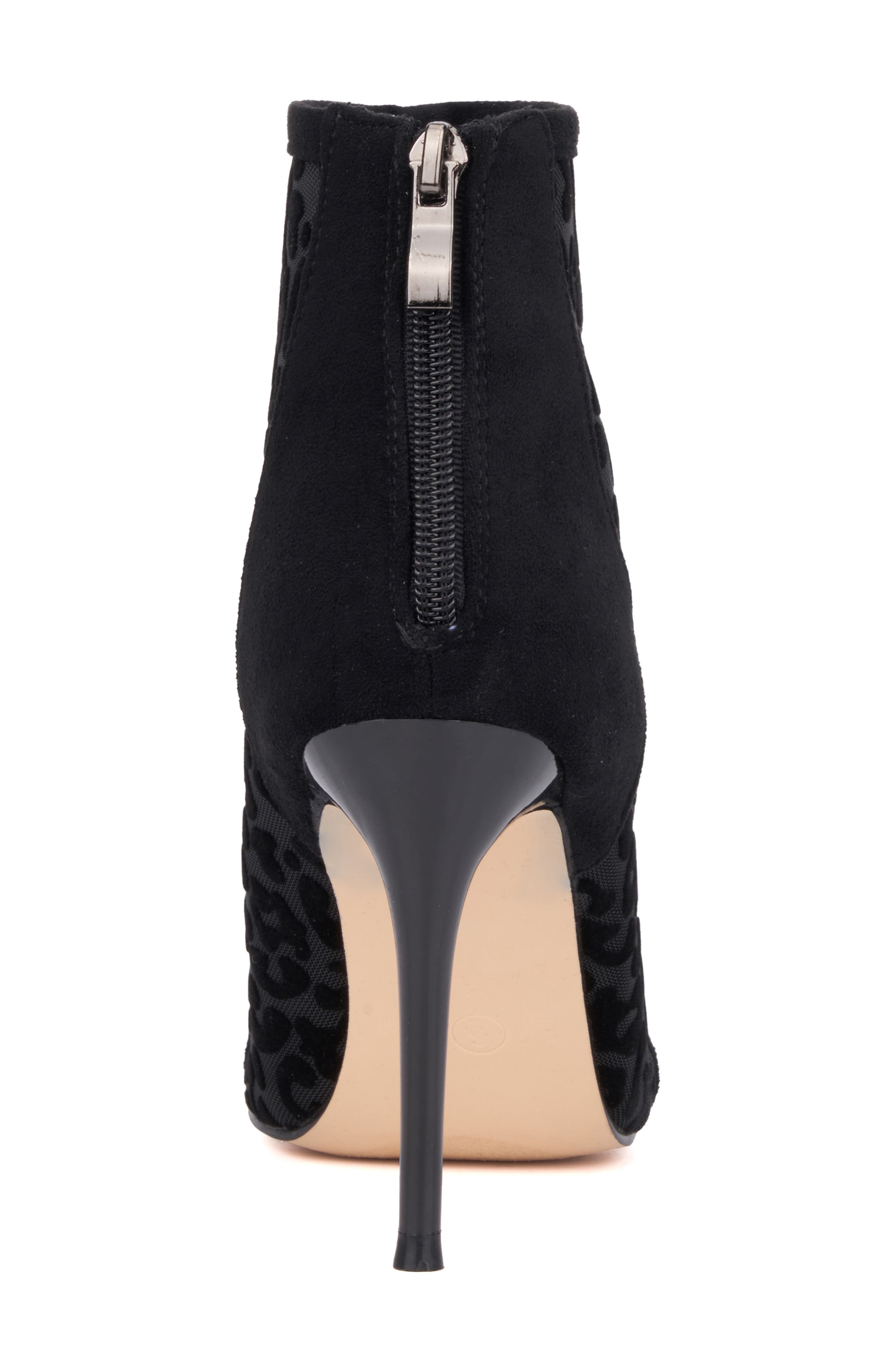 NEW YORK AND COMPANY Charlie Velvet Burnout Bootie, Alternate, color, 