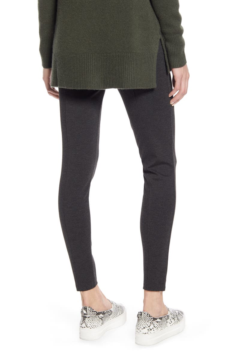 Seamed Leggings, Alternate, color, HEATHER CHARCOAL
