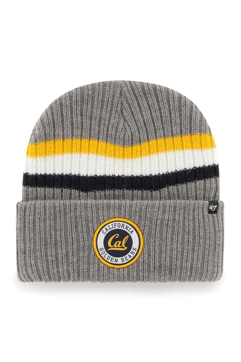 Men's '47 Charcoal Cal Bears Highline Cuffed Knit, Main, color, Charcoal