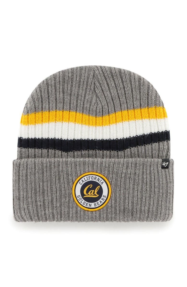 '47 Men's '47 Charcoal Cal Bears Highline Cuffed Knit, Main, color, 