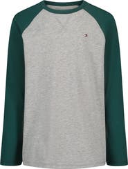 Tommy Hilfiger Kids' Raglan Long Sleeve T-Shirt