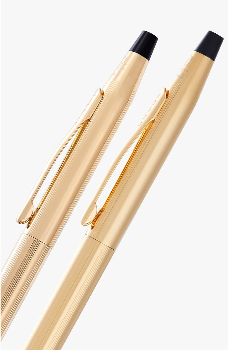 A.T. Cross Classic Century Pen and Pencil Set, Alternate, color, 23Kt Gold