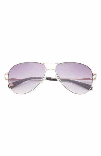 Ted Baker London 59mm Full Rim Aviator Sunglasses