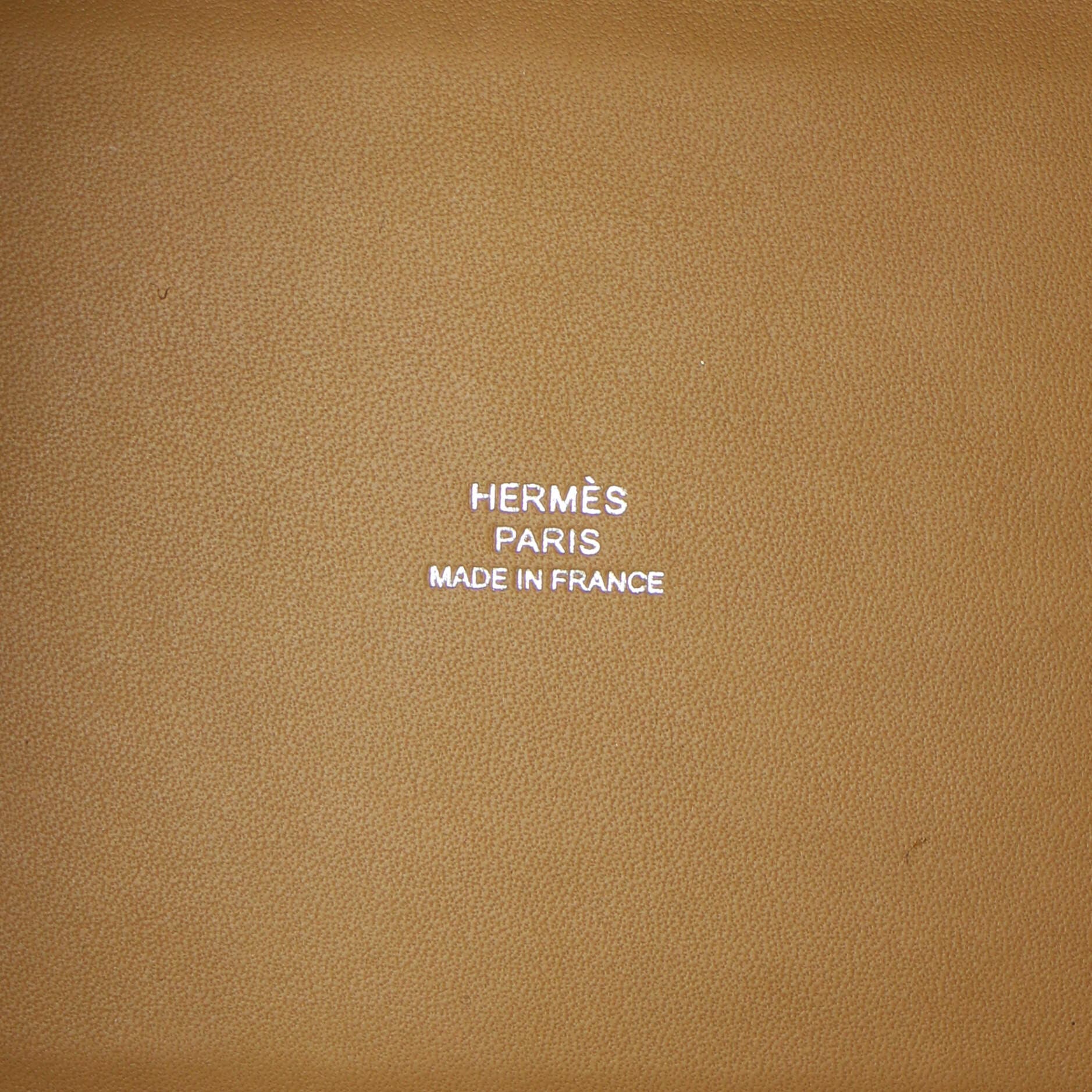 Pre-Owned Hermes Picotin Lock Bag Lucky Daisy Printed Swift Micro, Alternate, color, 