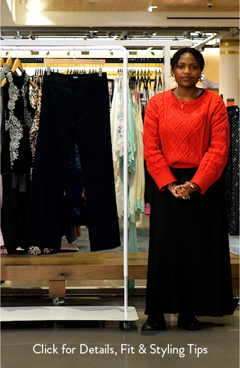 Leenah Welt Pocket High Waist Wide Leg Jeans, sales video thumbnail