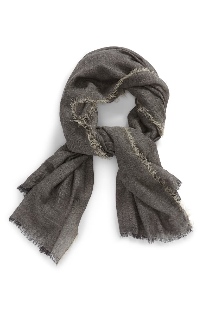 Treasure & Bond Lightweight Cross Dyed Scarf, Alternate, color,