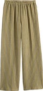 Good Luck Girl Kids' Stripe Pull-On Wide Leg Pants