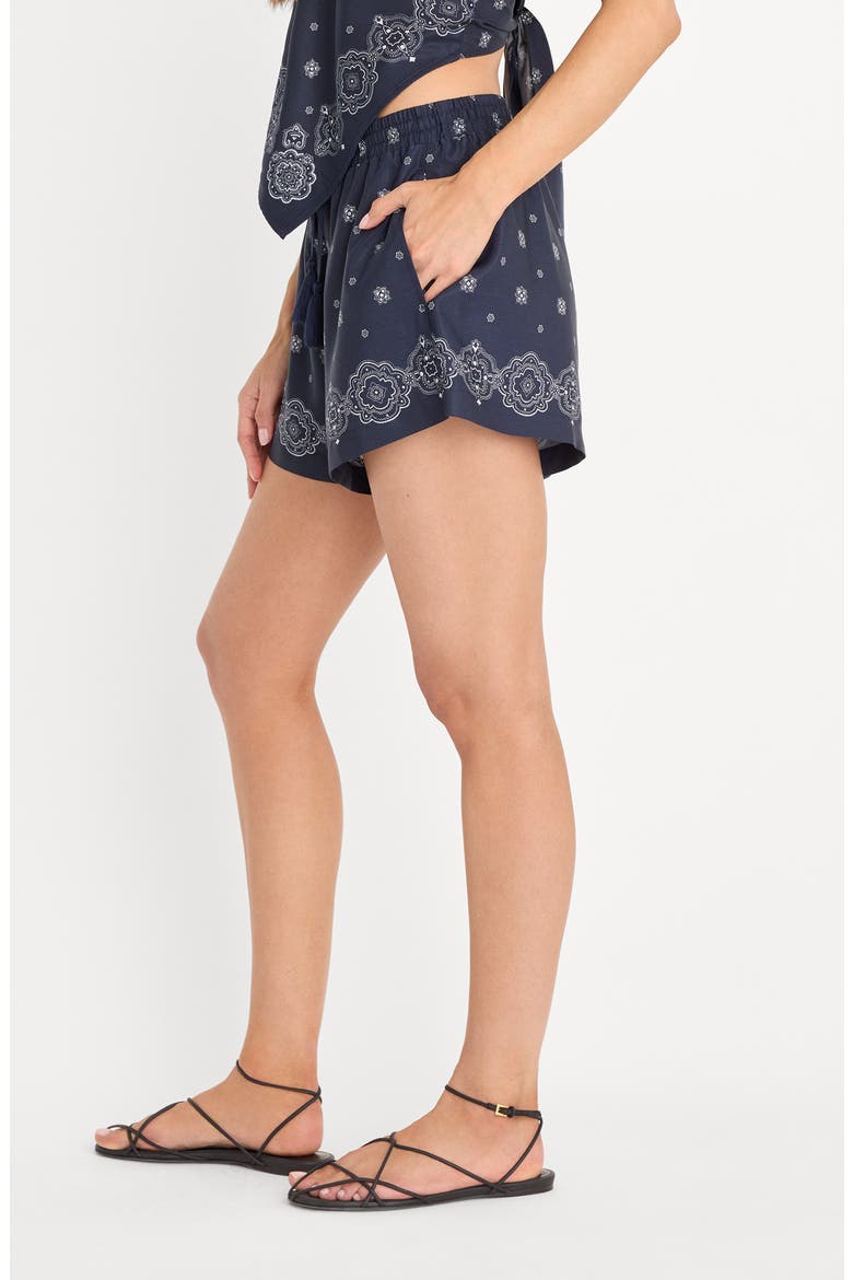 The Recess Drawstring Shorts, Alternate, color, BANDANA