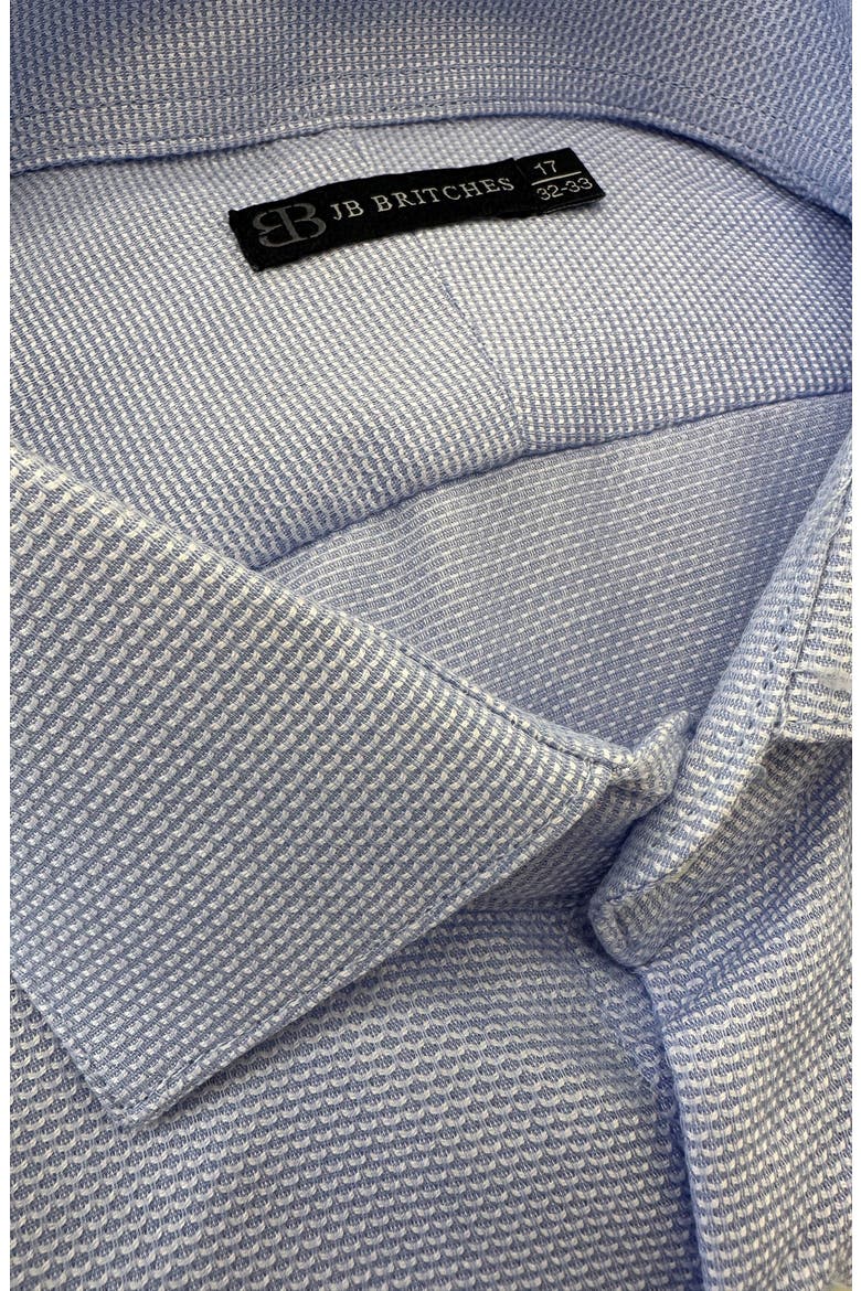Trim Fit Dress Shirt, Alternate, color, BLUE