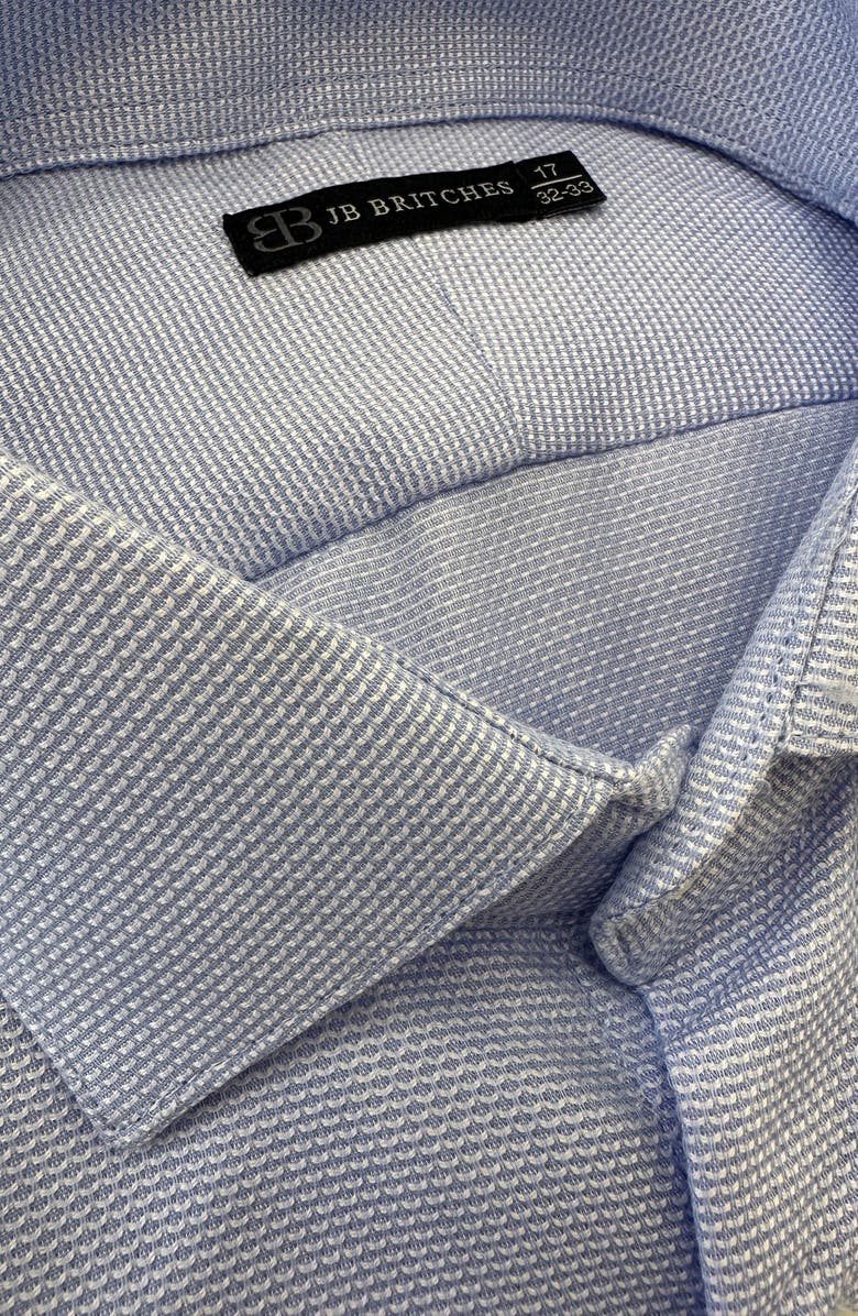JB Britches Trim Fit Dress Shirt, Alternate, color, Blue