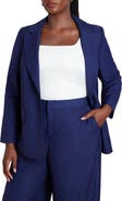 ELOQUII Pinstripe Blazer