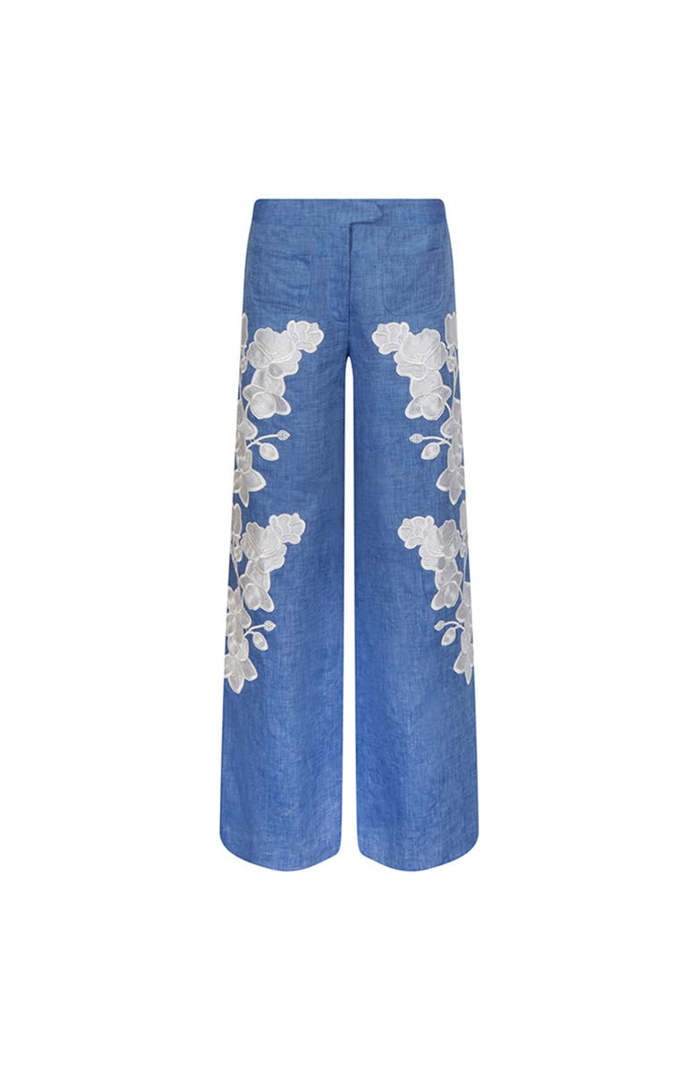 Anne Fontaine Jenna Pants, Main, color, Denim Blue