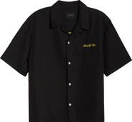 PacSun Ribbon Embroidered Camp Shirt