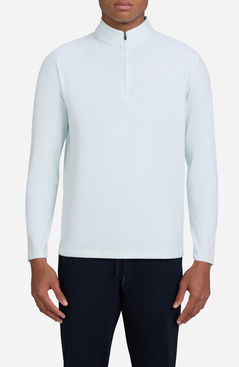 Bad Birdie Moonlight Jade Quarter Zip Golf Pullover, Main, color, 