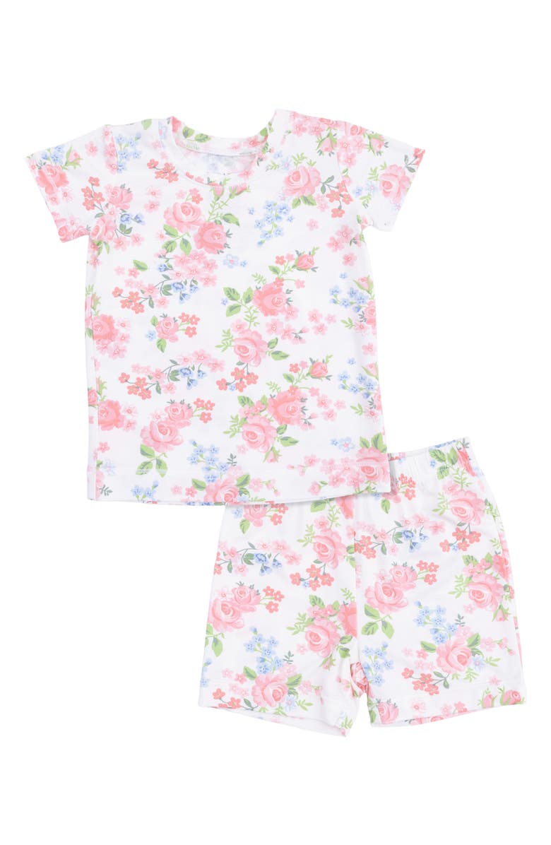 Angel Dear Kids' Little Roses Shirt & Shorts Set, Main, color, 
