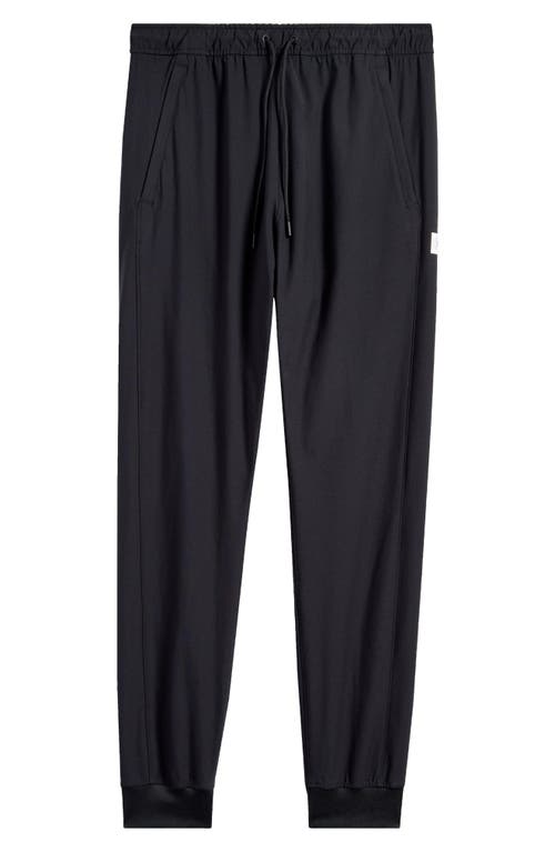 Reigning Champ Stretch Warp Knit Coach's Slim Fit Pants In Black