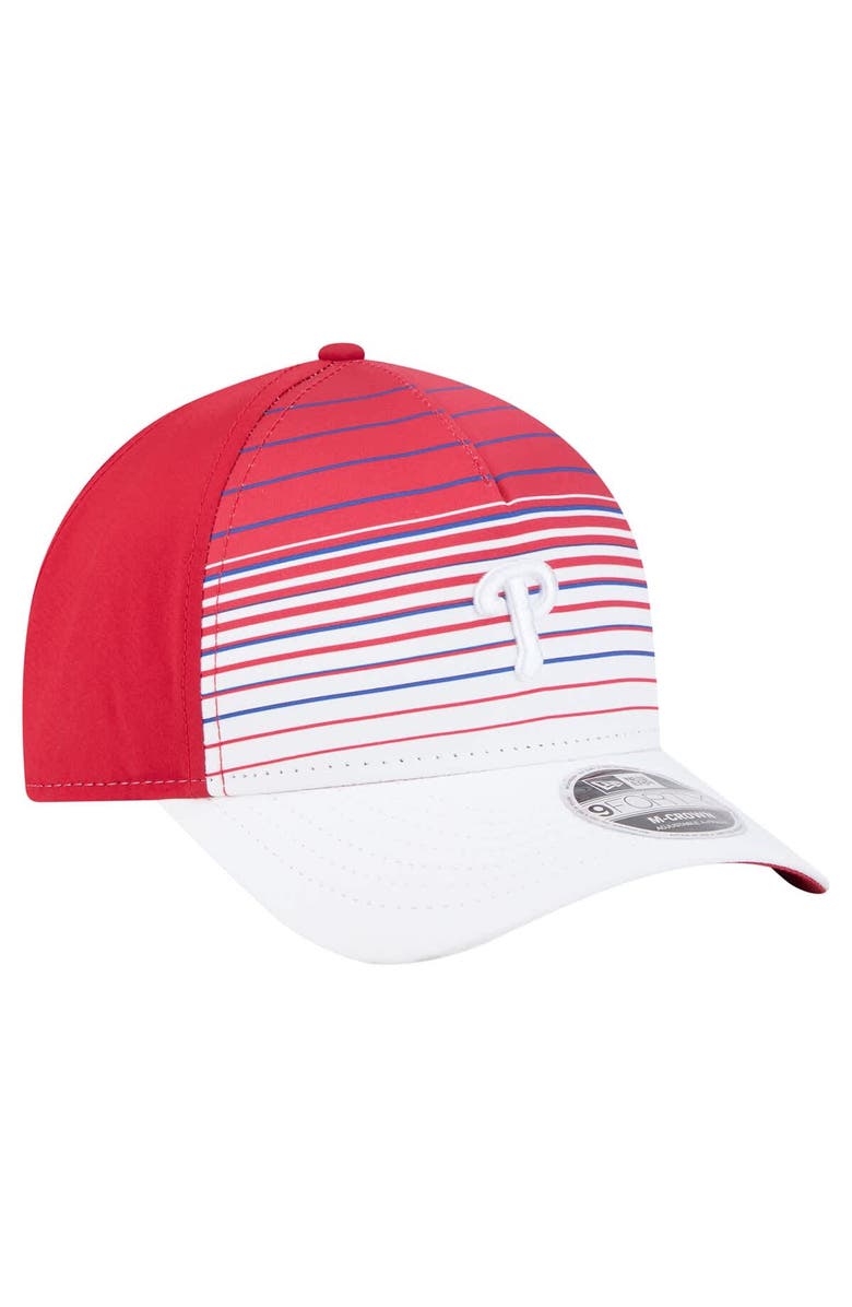 New Era Men's New Era Red Philadelphia Phillies Gradient 9FORTY M-Crown Adjustable Hat, Alternate, color, Red