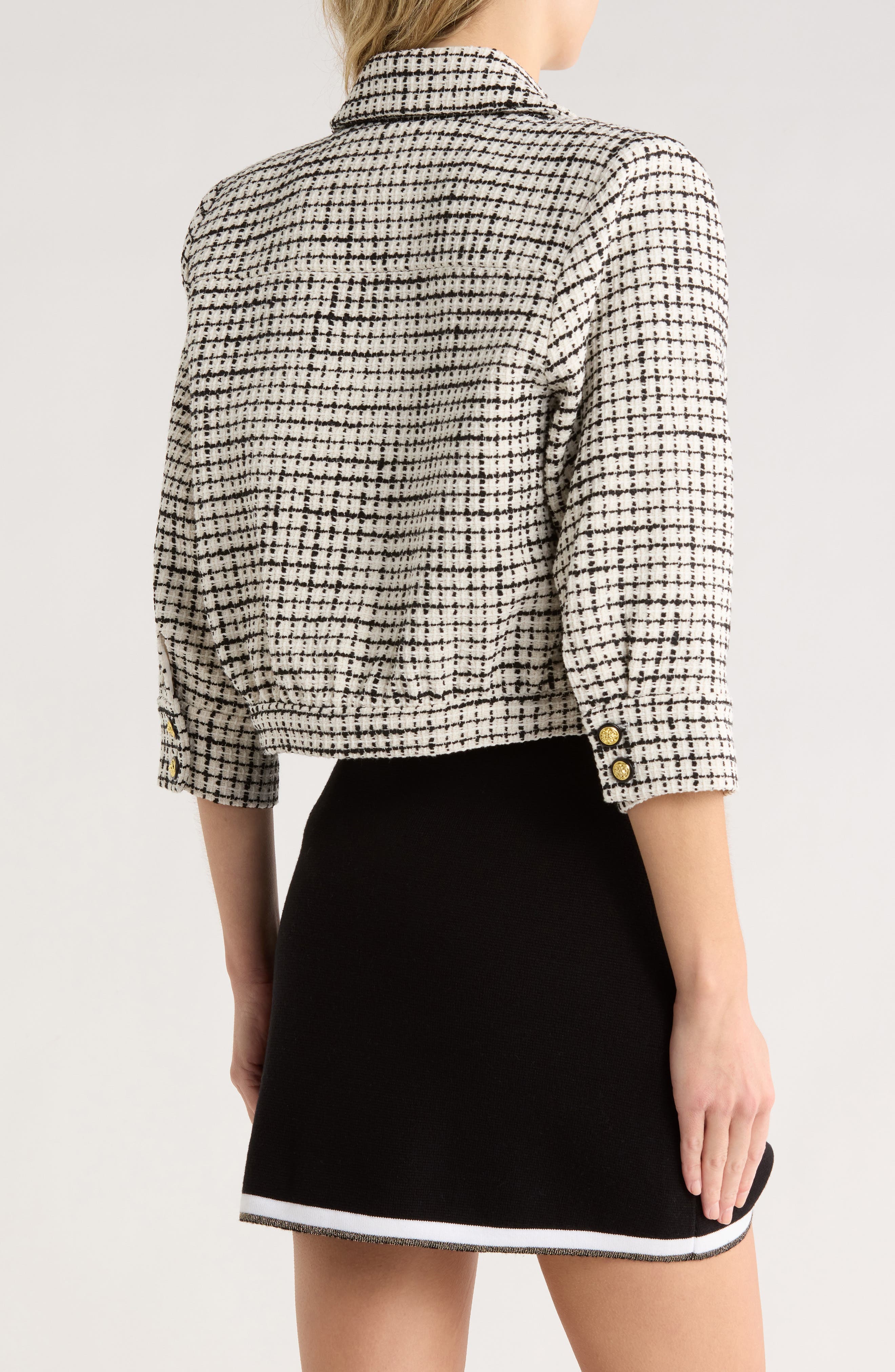 Jia Crop Tweed Jacket - image 2
