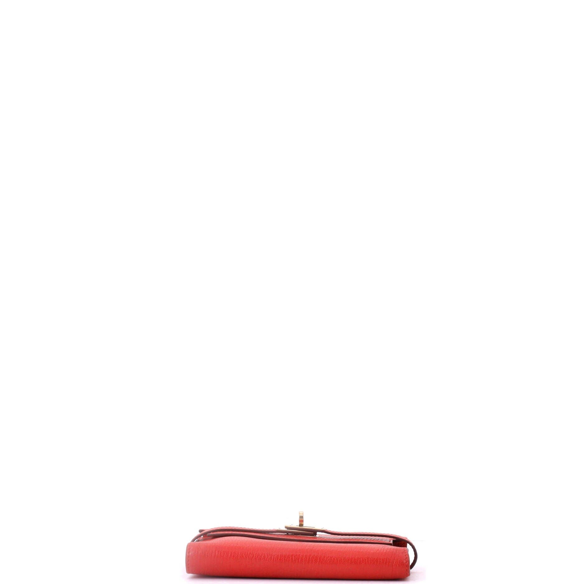 Kelly Trifold Wallet Chevre Mysore Medium, Alternate, color, Red