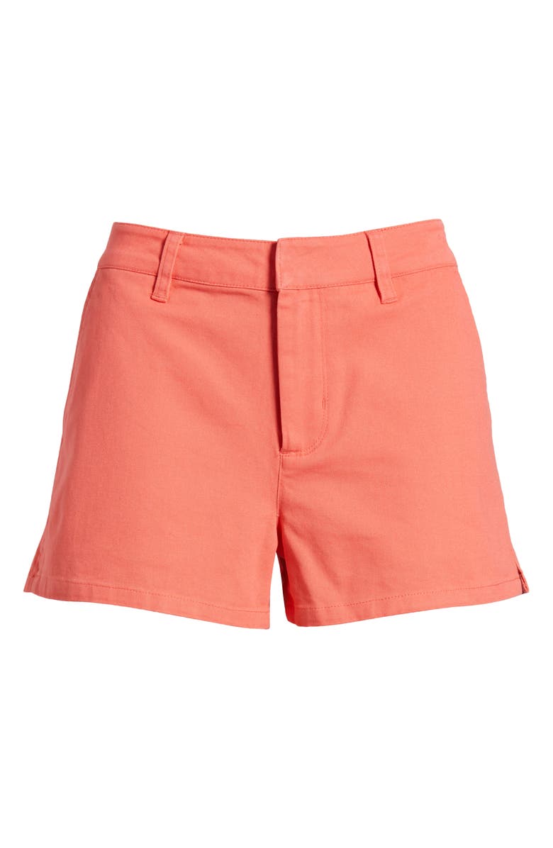 Hurley Rider Stretch Cotton Twill Shorts, Alternate, color, Coral Blossom