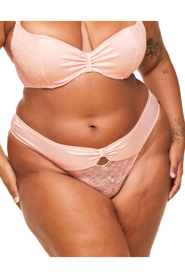Eira Thong Panties, Main, color, Light pink