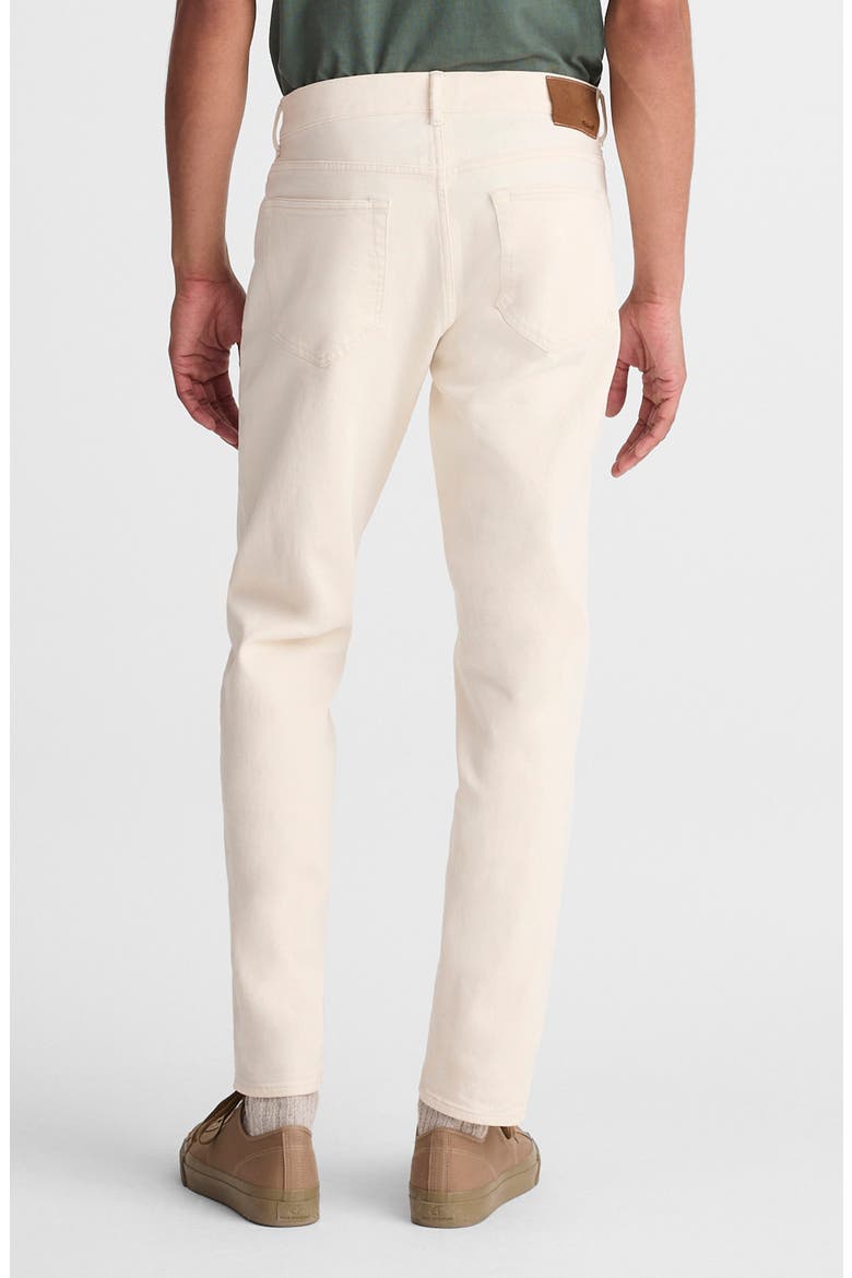 Relaxed Comfort Selvedge Taper Jeans, Alternate, color, ECRU