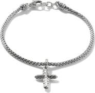 John Hardy Cross Charm Bracelet, Sterling Silver
