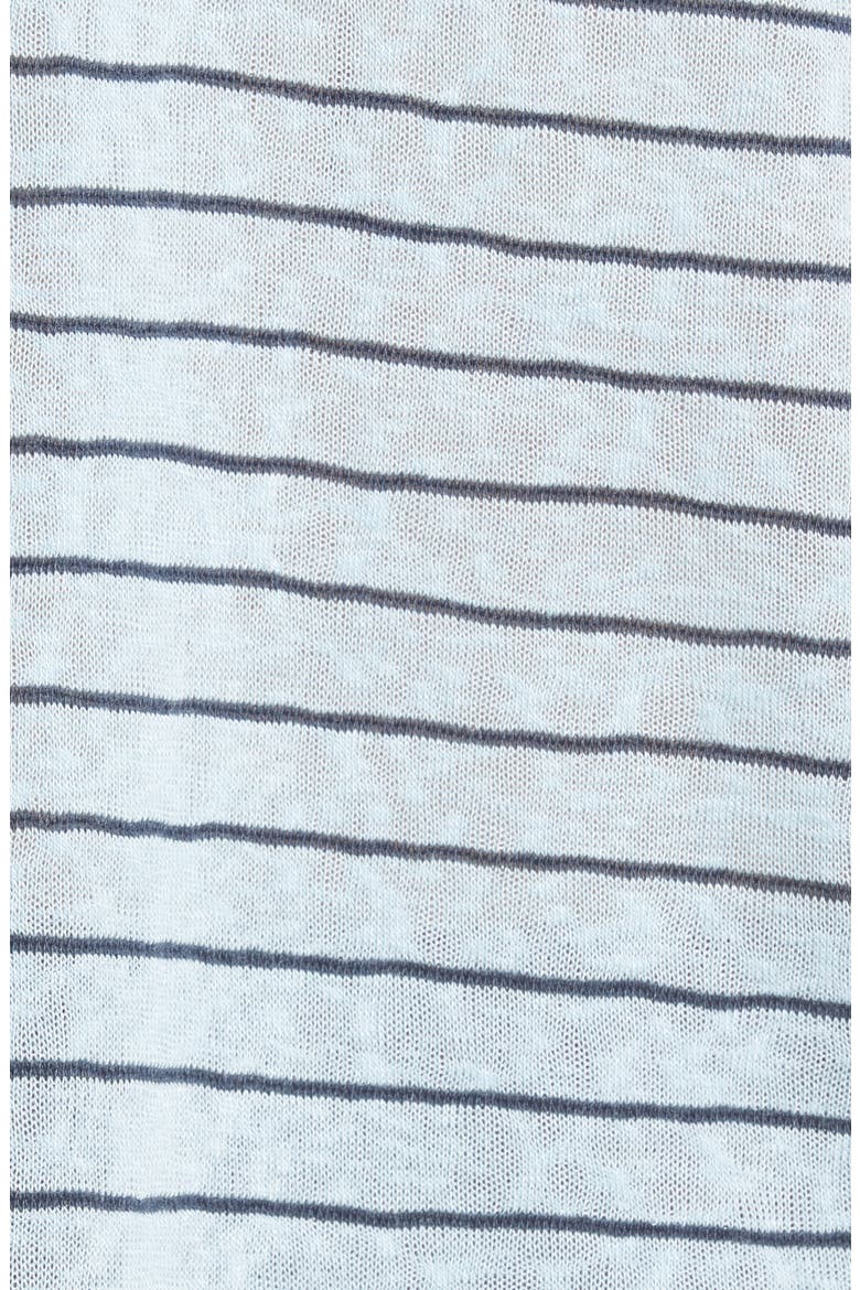 Twist Back Knit Top (Nordstrom Exclusive), Alternate, color, NAVY/ ICY BLUE