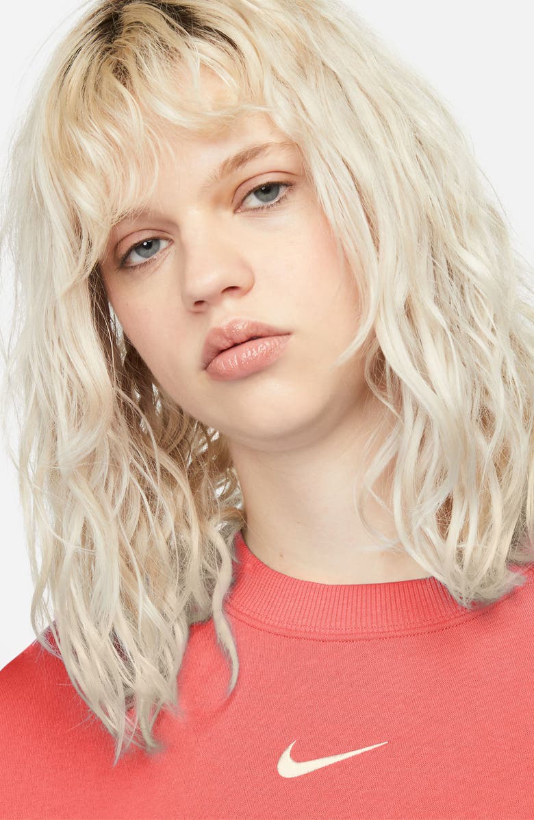 Nike Sportswear Phoenix Sweatshirt, Alternate, color, Magic Ember/ Sail