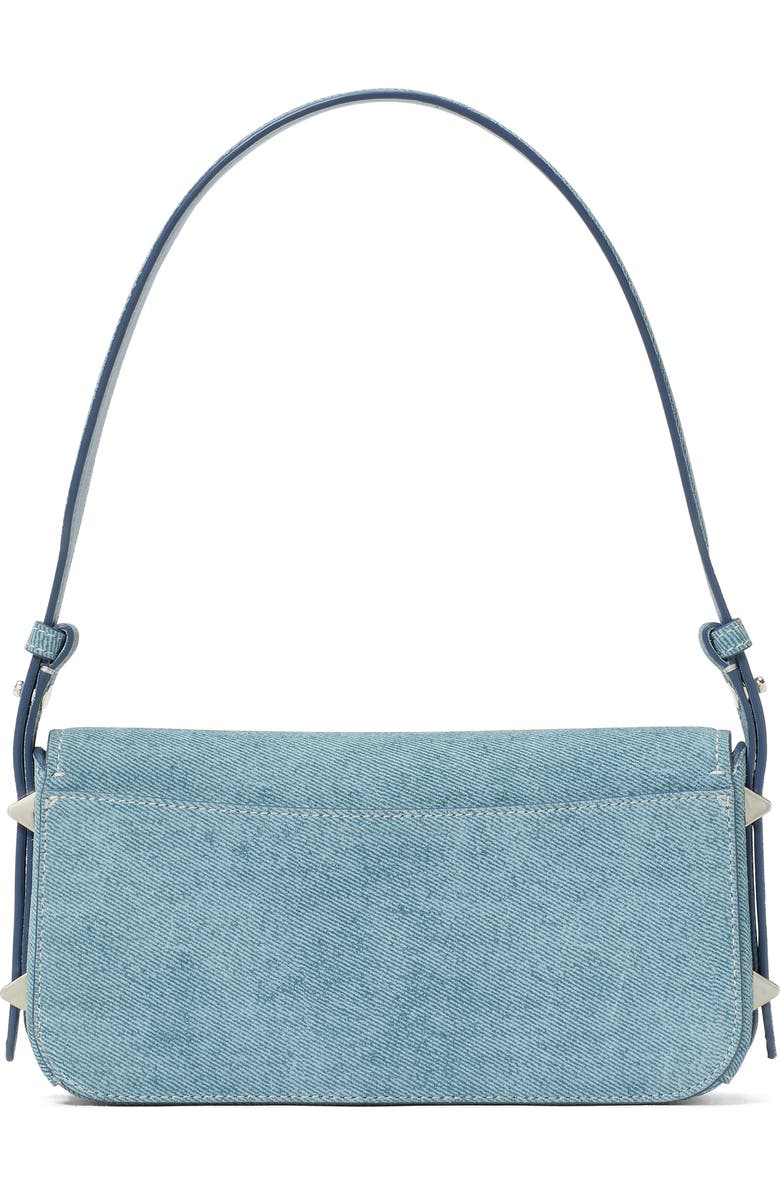 Kate Spade New York small liv denim suede east/west shoulder bag, Alternate, color,
