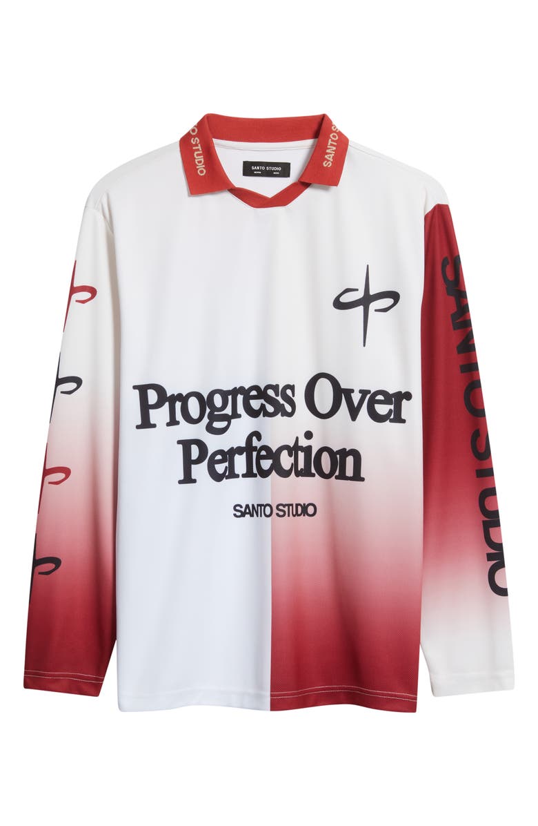SANTO STUDIO Progress Over Perfection Club Jersey, Alternate, color, Red