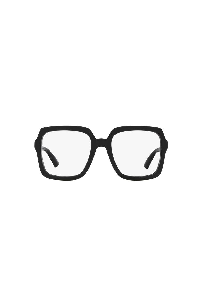 55mm Rectangle optical glasses, Alternate, color, Black