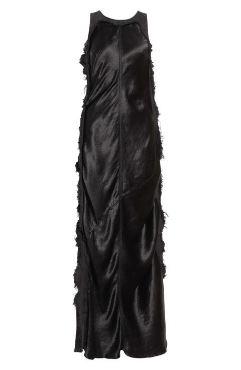Toto Fringe Satin Dress