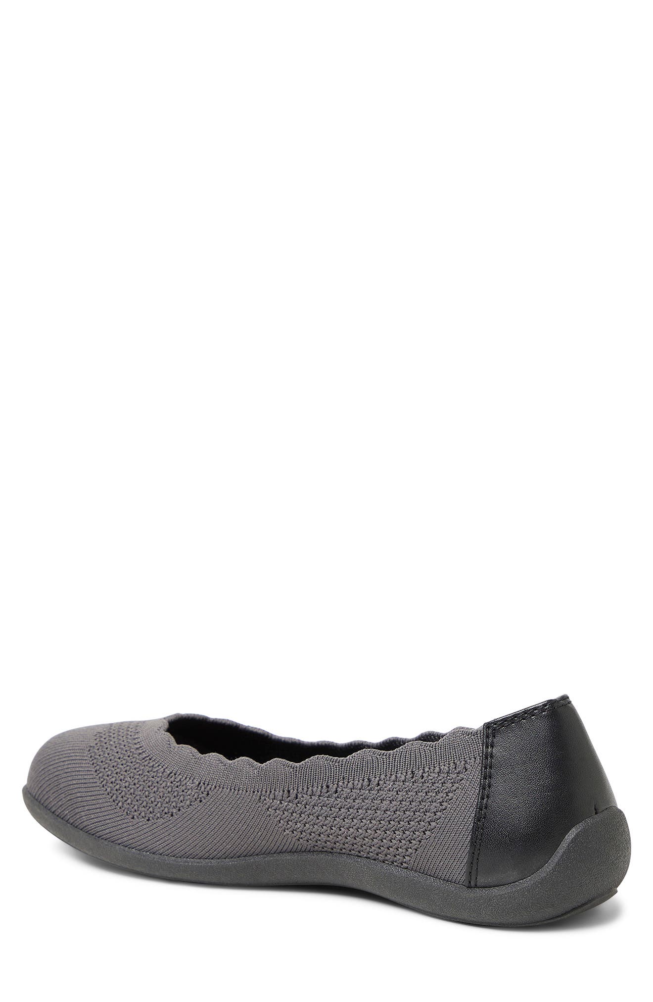 Misty Scalloped Knit Ballet Flat, Alternate, color, PAVEMENT