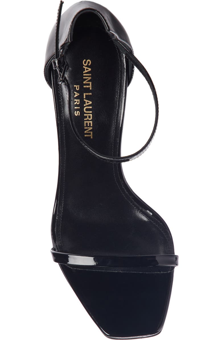 Saint Laurent Opyum YSL Ankle Strap Sandal, Alternate, color,