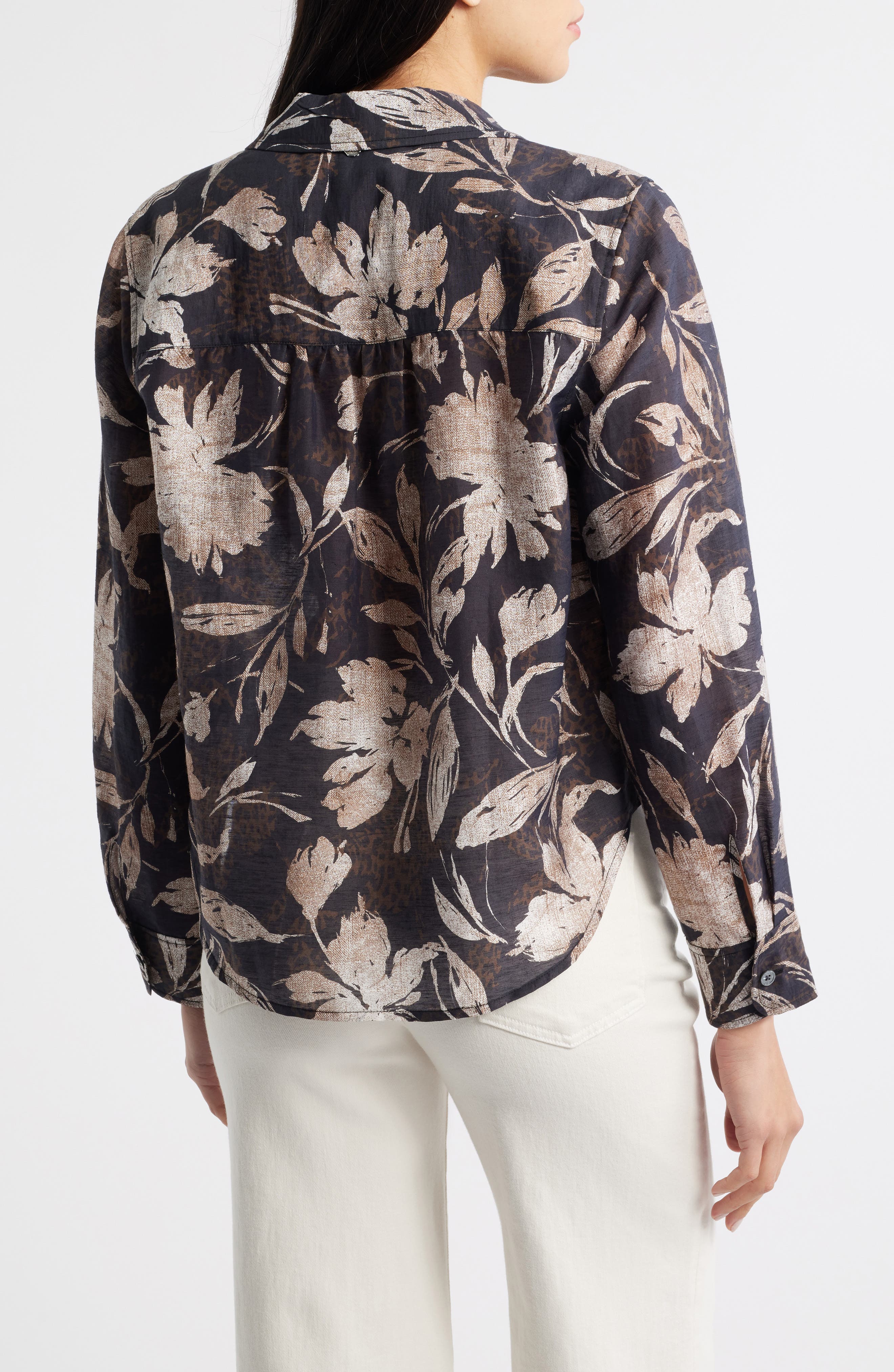 Bloom Beauty Split Neck Top - image 2