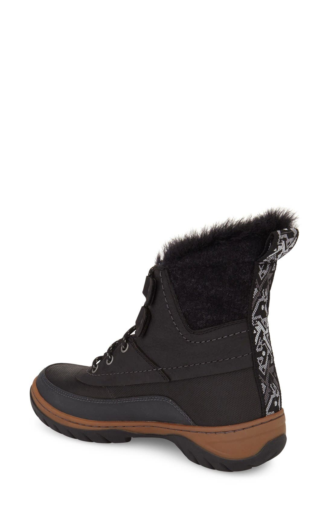 Merrell Sylvia Waterproof Faux Fur Lined Boot, Alternate, color, 