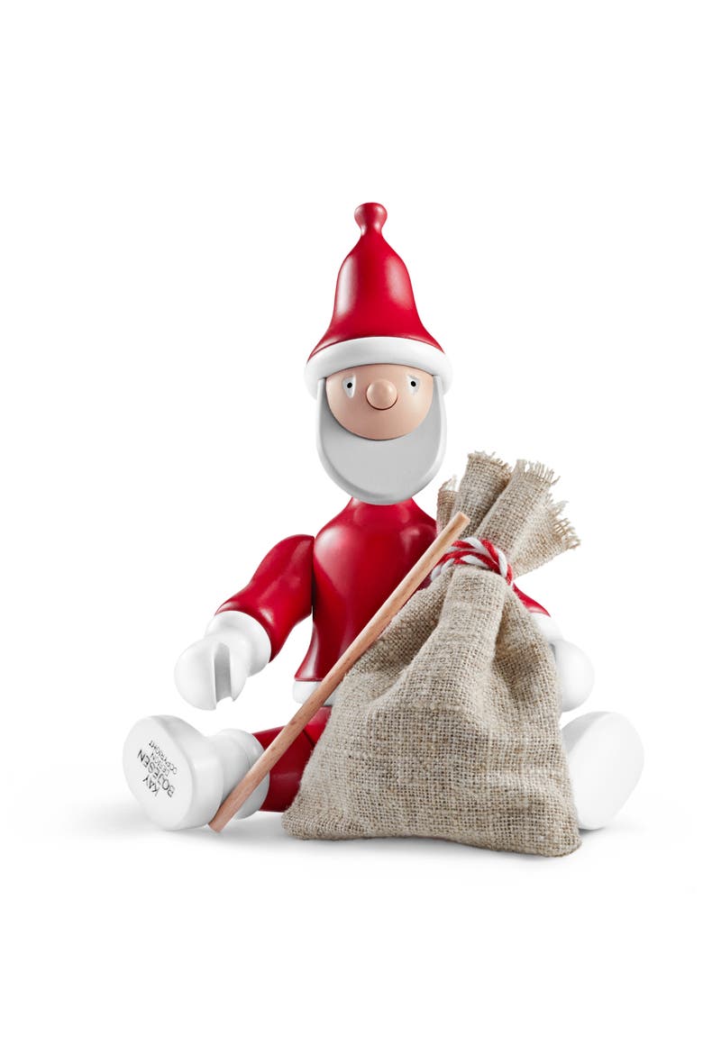 Kay Bojesen Santa Claus, Alternate, color, Red/White