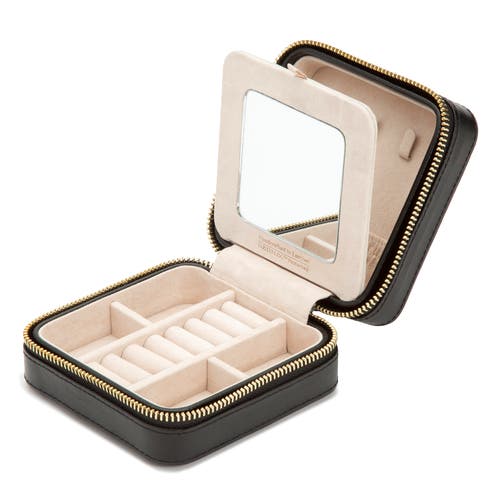 Wolf Caroline Zip Travel Case In Black