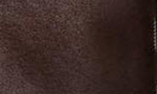 Noize Faux Shearling Trim Faux Leather Jacket In Brown
