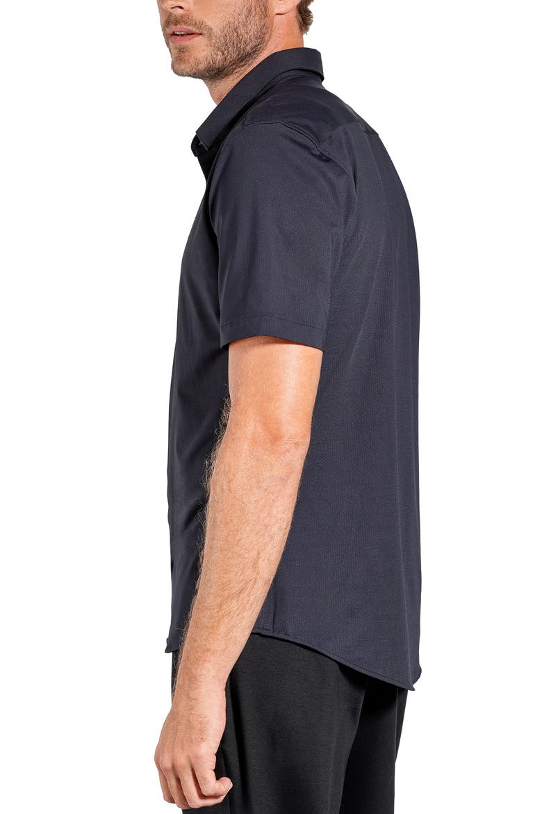 Short Sleeve Bold Tech Shirt, Alternate, color, Black