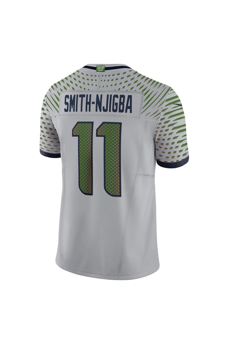 Men's Nike Jaxon Smith-Njigba Wolf Gray Seattle Seahawks 2025 Rivalries Collection Limited Jersey, Alternate, color, Gray