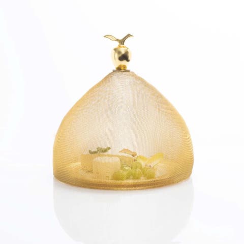 Gold Mesh Domes - Set of 2