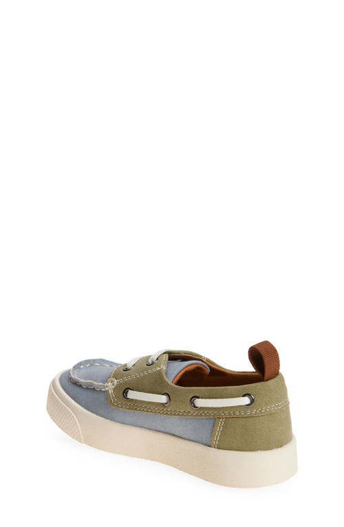 Nordstrom Rack Kids' Beckett Boat Shoe In Blue Light Multi