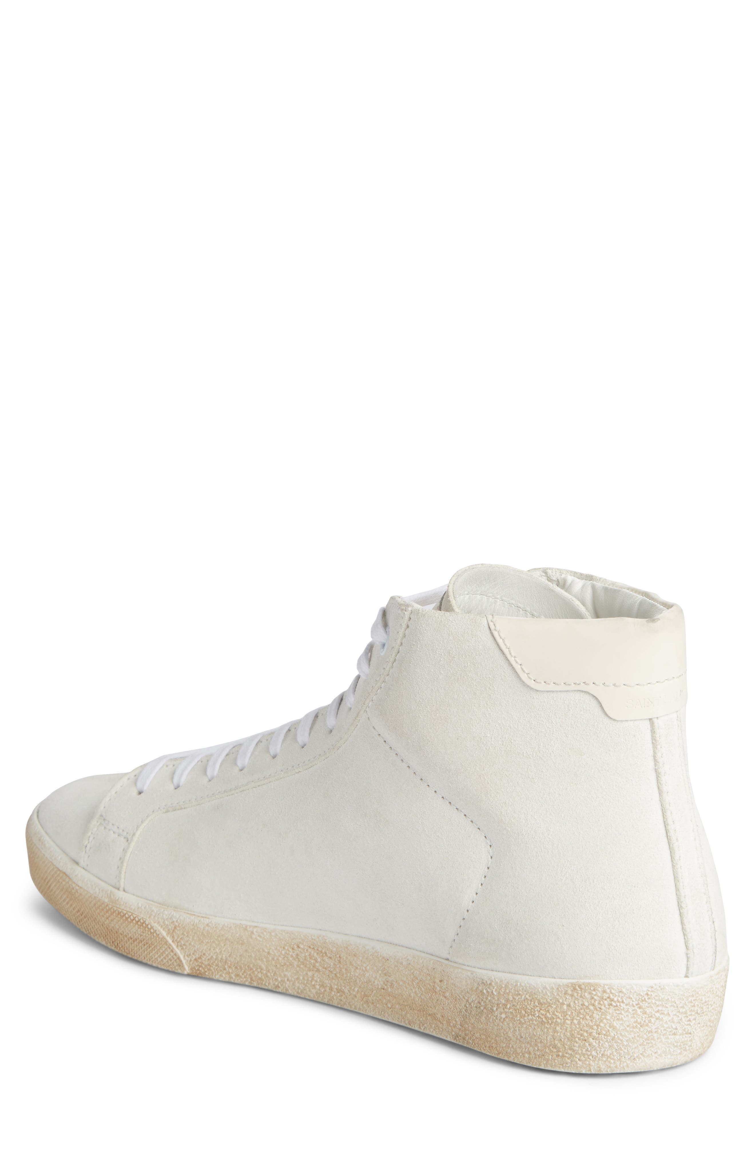 Saint Laurent High Top Sneaker, Alternate, color, 