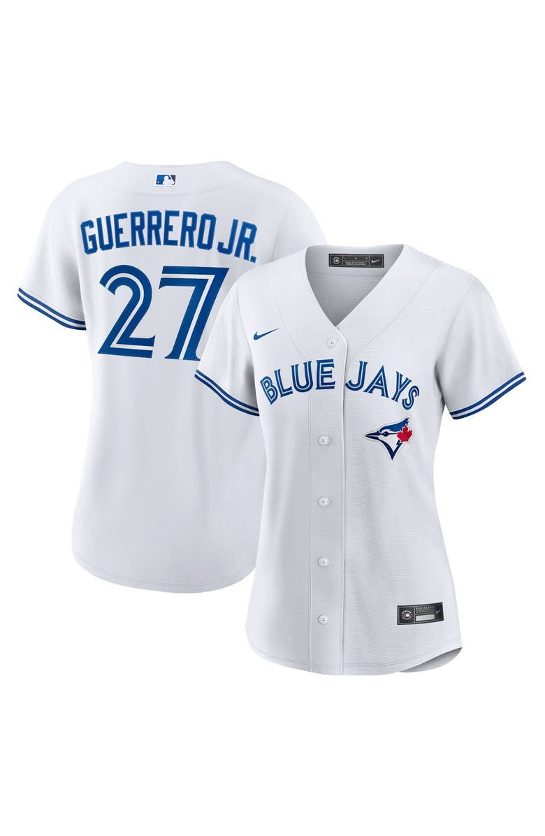 Nike Women's Nike Vladimir Guerrero Jr. White Toronto Blue Jays Home Replica Player Jersey, Main, color, 
