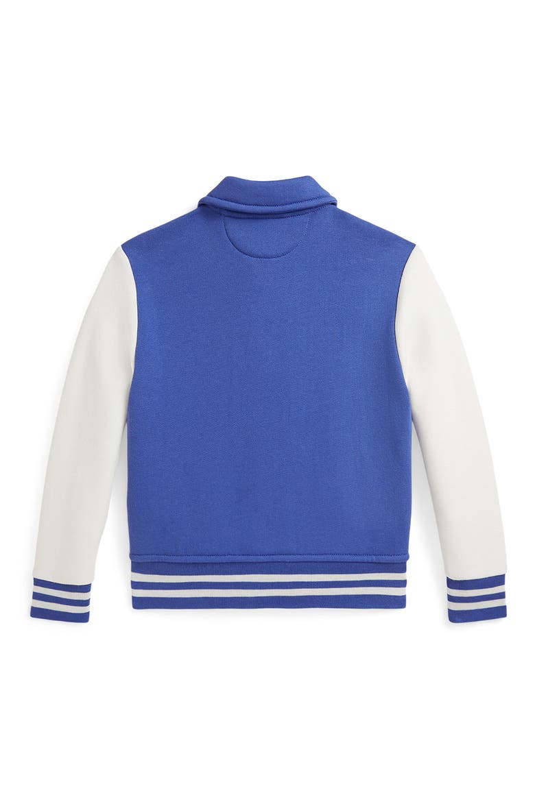 Kids' Big Pony Fleece Varsity Jacket, Alternate, color, LIBERTY