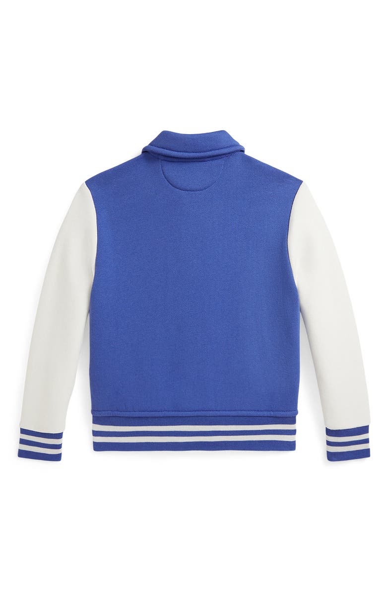 Polo Ralph Lauren Kids' Big Pony Fleece Varsity Jacket, Alternate, color, Liberty